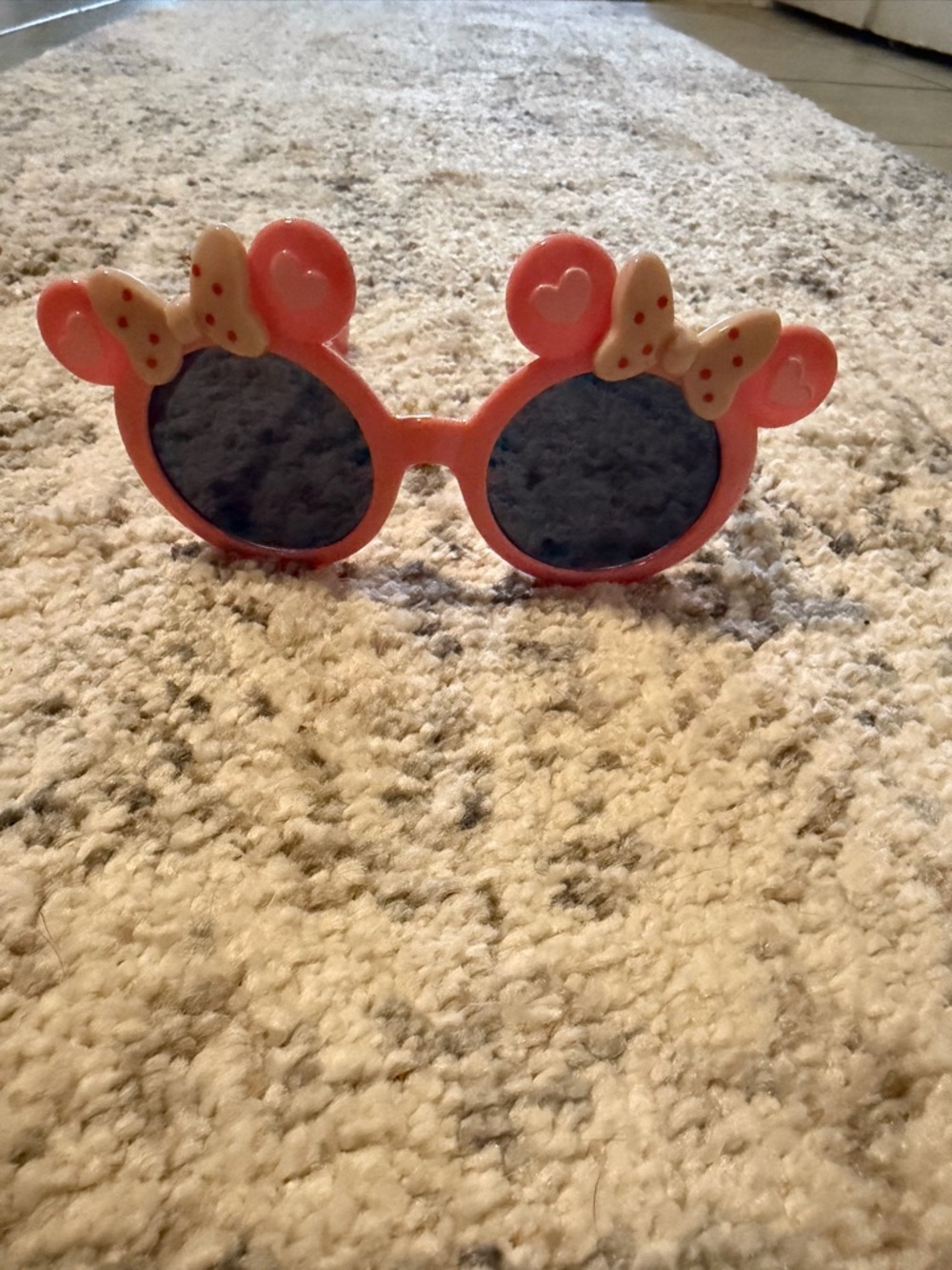 Cute kids Minnie Pink Bow Mouse Sunglasses